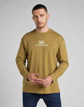 Lee LS Logo Loose Tee Męska Koszulka Z Długim Rękawem L69AFQ85 112321850